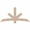 Ekena Millwork Alberta Smooth Timber Gable Bracket, Douglas Fir, 72"W x 36"H x 5 1/2"D x 5 1/2"F, 12/12 Pitch GBW072X36X0606ALB00SDF - alternate 1